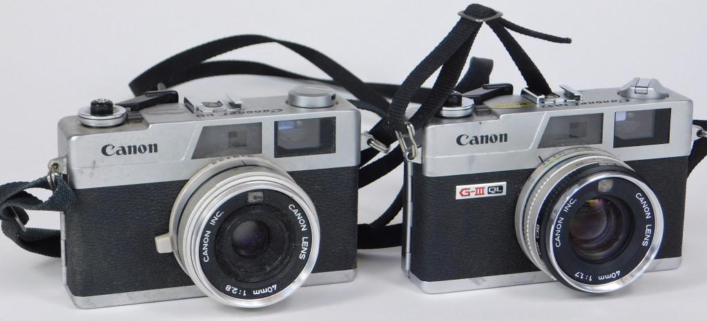 Group of 2 Canon Canonet Rangefinder Cameras (1 of 4)
