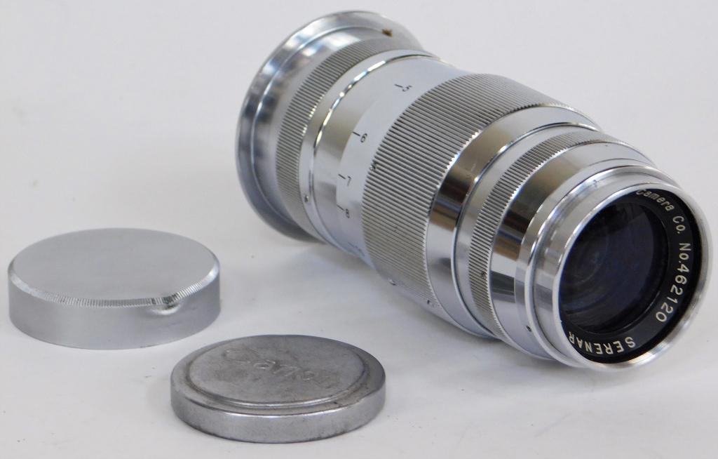 Canon Serenar Lens 400mm f/4, for Leica L39 LTM: Canon Serenar lens 400mm f/4, for Leica L39 LTM mount. Condition: Barrel may have slight wear but only visible under close inspection, with very clean glass.