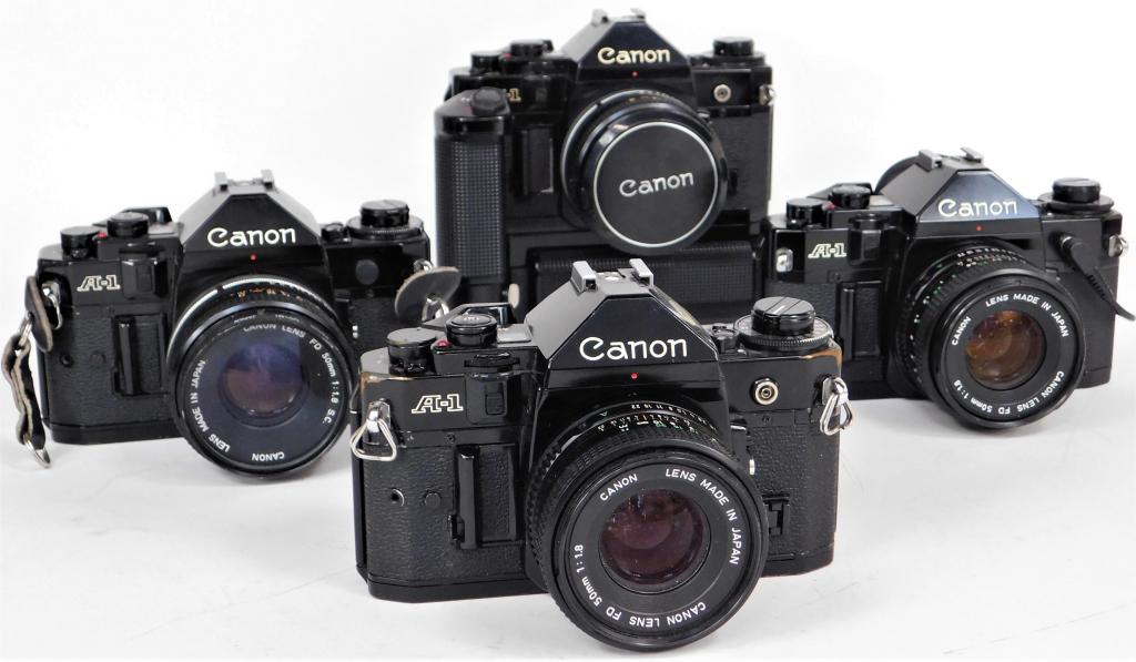 Canon A-1 SLR Cameras (1 of 5)