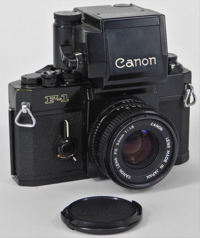 Canon F-1 Black Body SLR Camera (1 of 5)