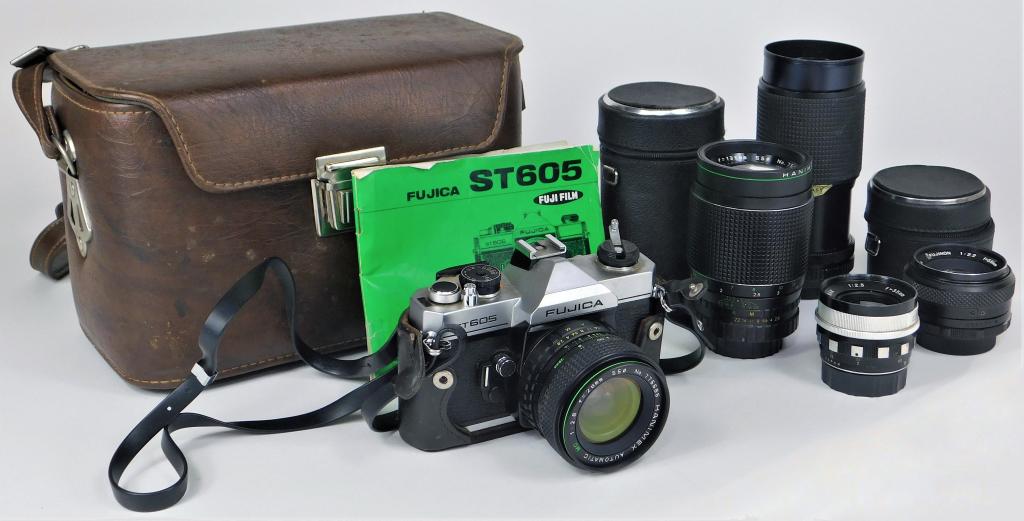 Fuji Fujica ST 605 SLR Camera and Accessories (1 of 4)