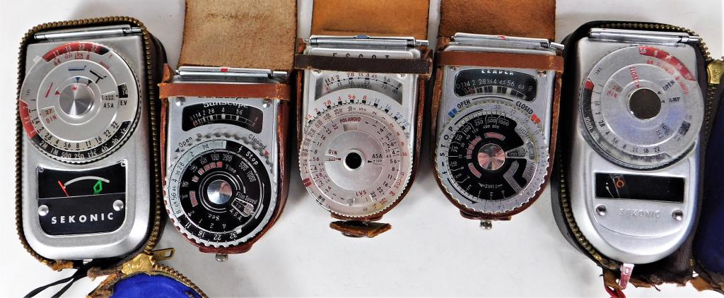 Group of 5 Vintage Sekonic Exposure Meters #2 (1 of 5)