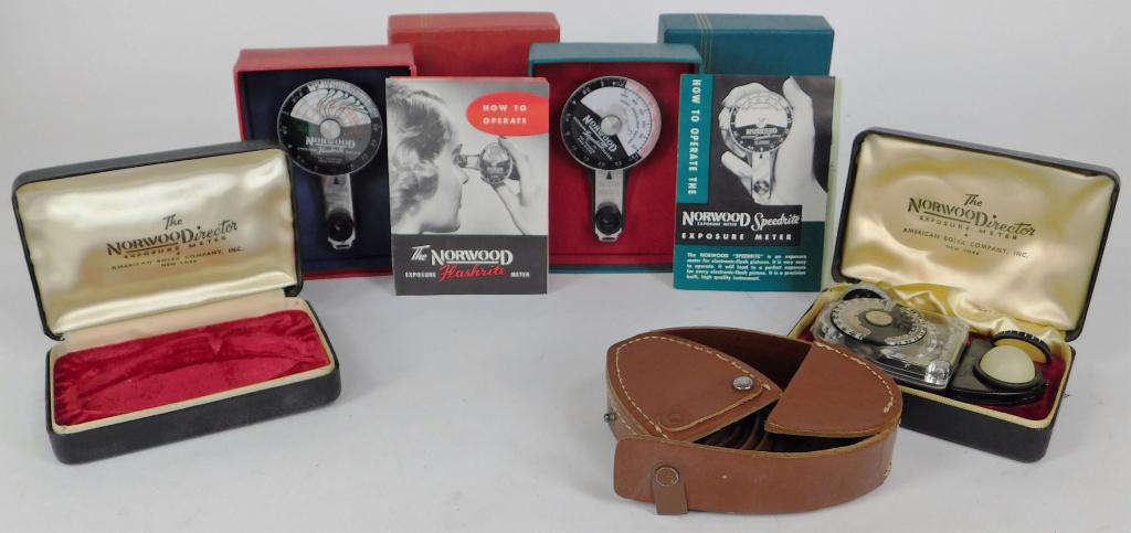 Group of 3 Vintage Norwood Exposure Meters #3 (1 of 5)