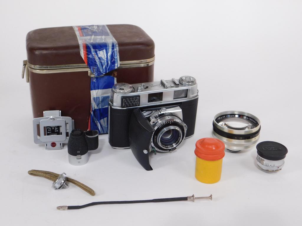 Kodak Retina IIIC Camera, with extra Lenses #1 (1 of 6)