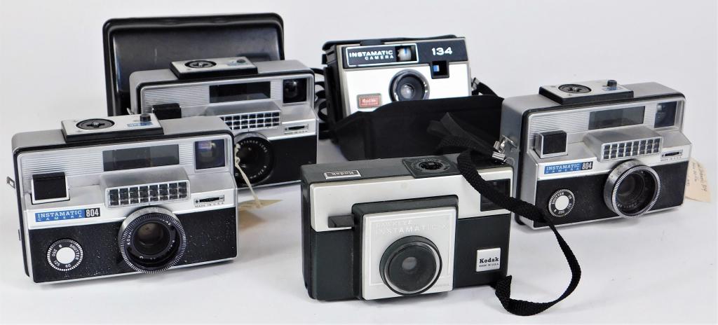 Group of 5 Kodak Instamatic Cameras (1 of 2)