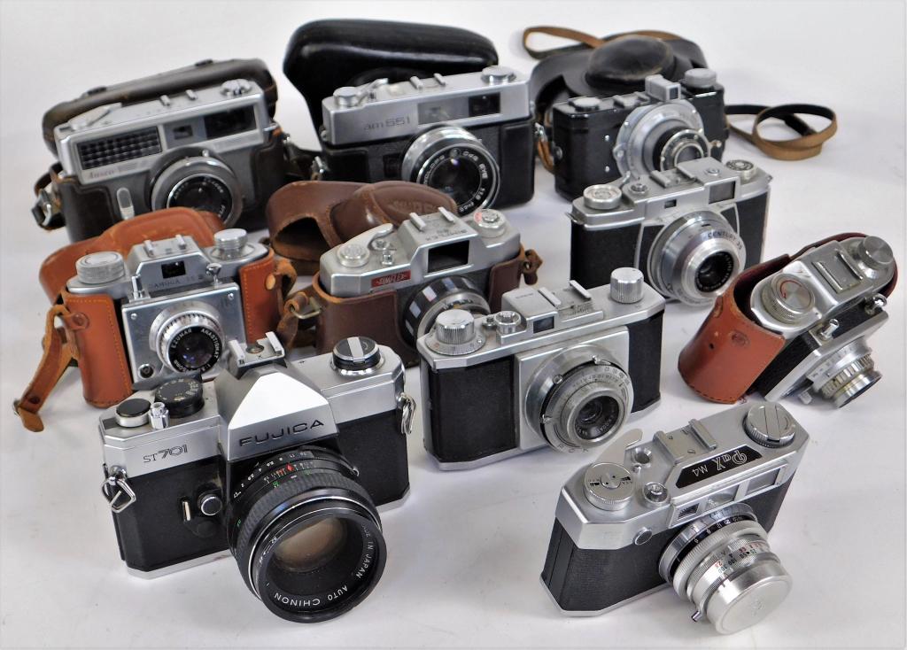 Group of 10 Japanese 35mm Cameras (1 of 5)