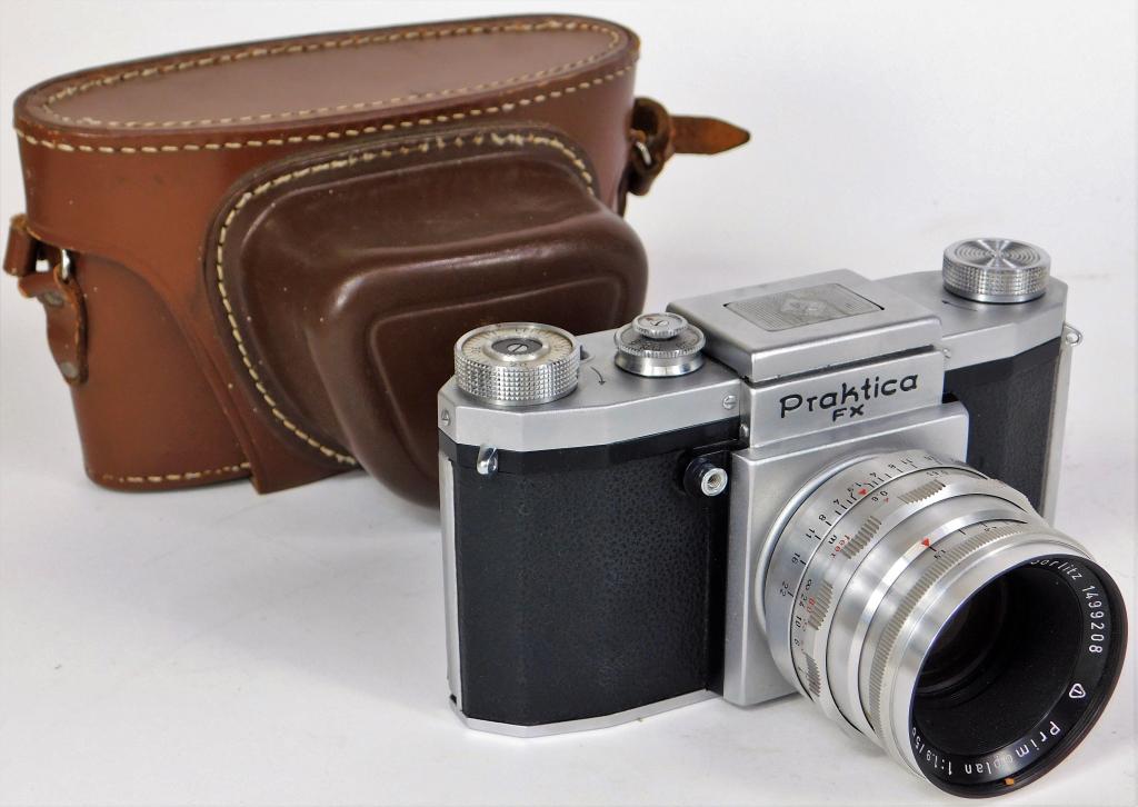KW Praktica FX 35mm Camera, Meyer Primoplann M42 (1 of 8)