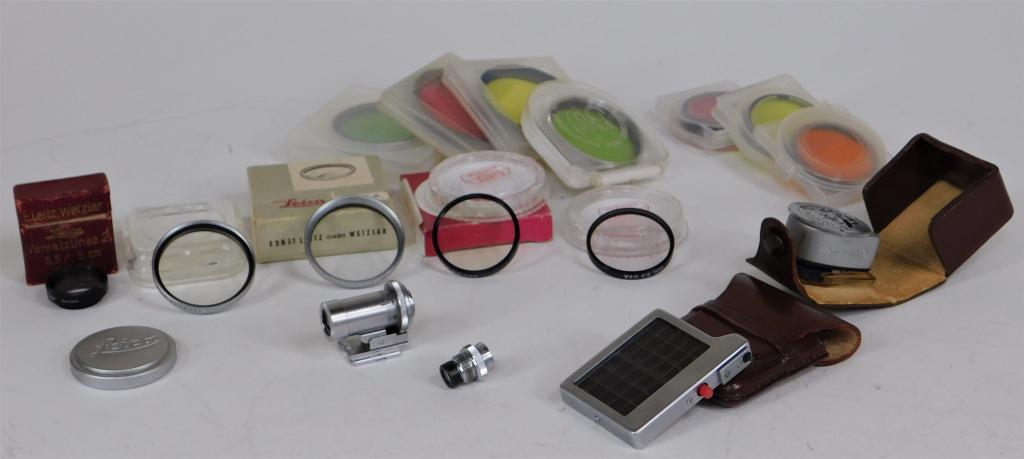 Group of Leitz Wetzlar Leica Camera Accessories (1 of 12)