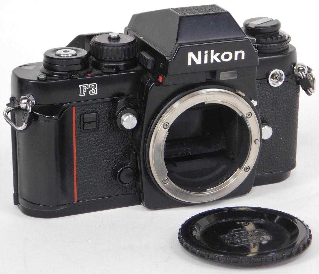 Nikon F3 Black Body SLR Camera Body #2 (1 of 3)
