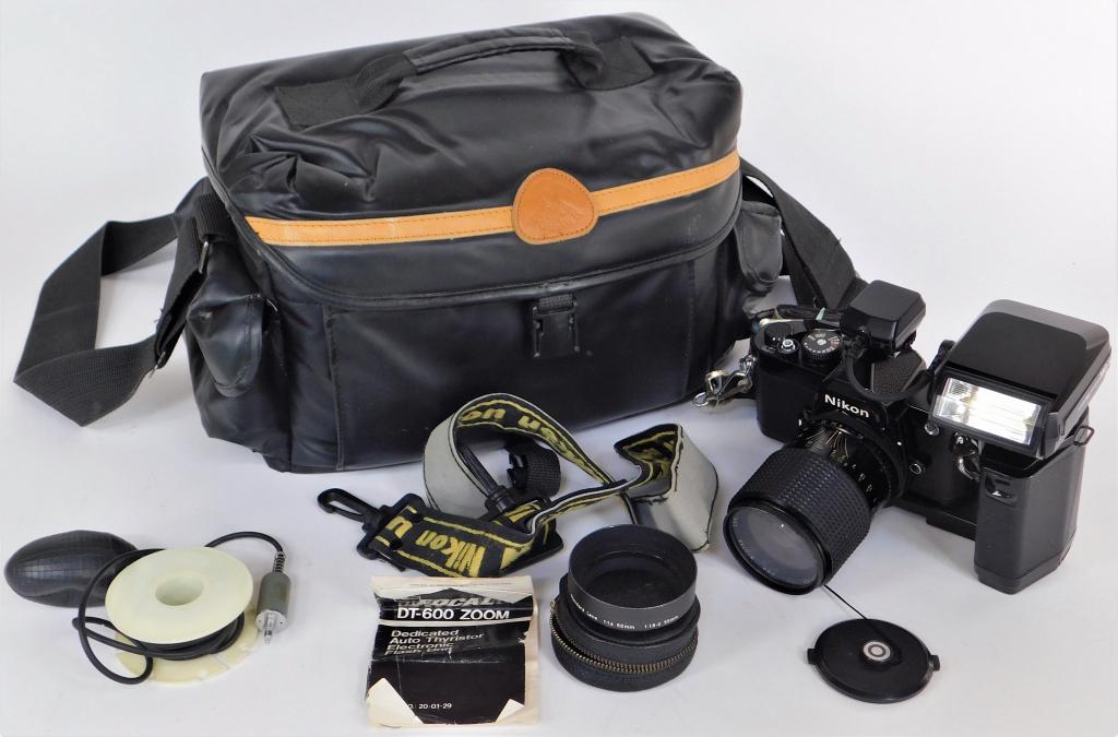 Nikon FM 35mm SLR Camera and Accessories (1 of 4)