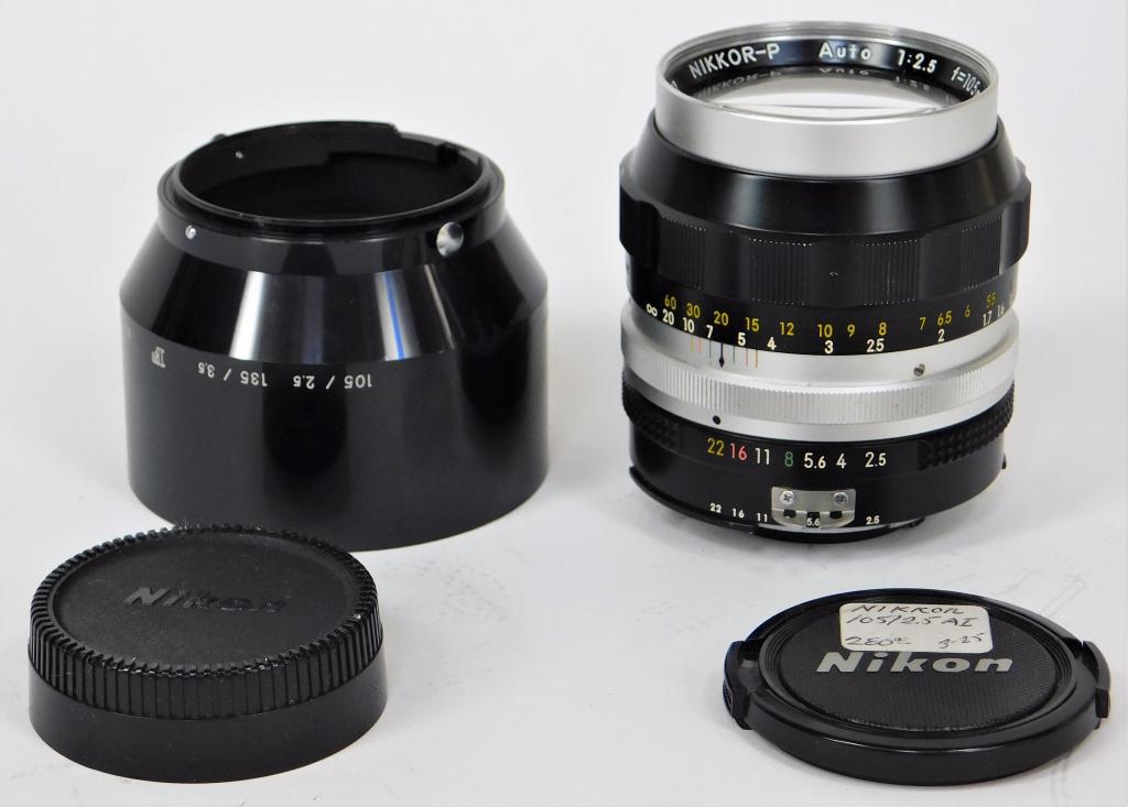 Nikon Nikkor-P Auto 105mm f/2.5, for Nikon F #1 (1 of 8)