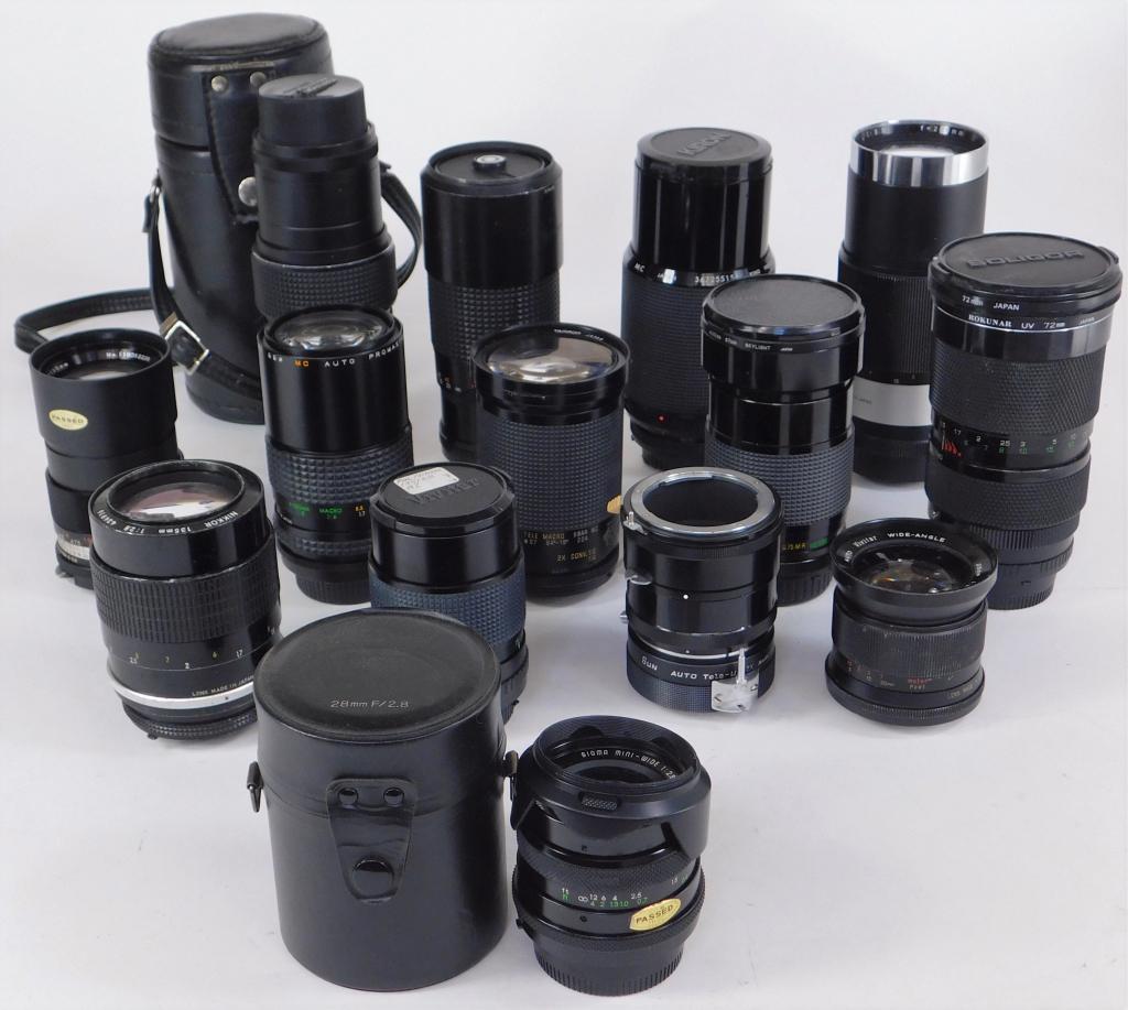 Group of 14 Nikon F Mount Lenses (1 of 6)