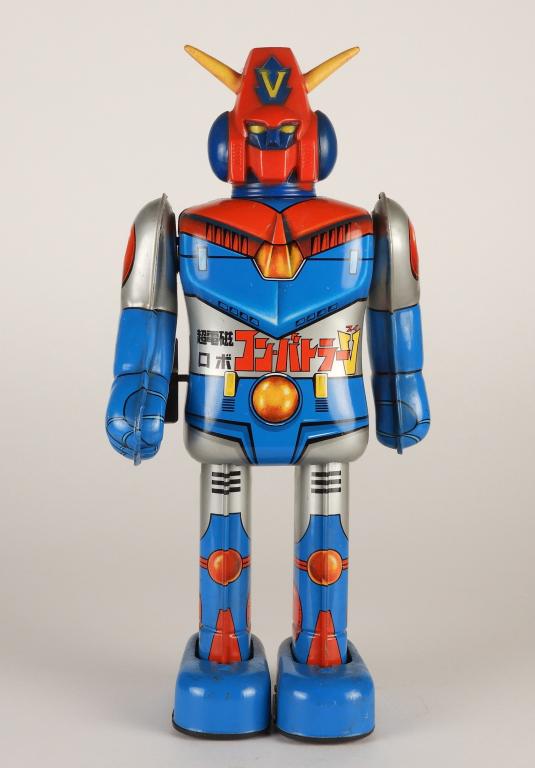 Japanese Popy Combattler V Tin Key Wind Robot Toy (1 of 6)