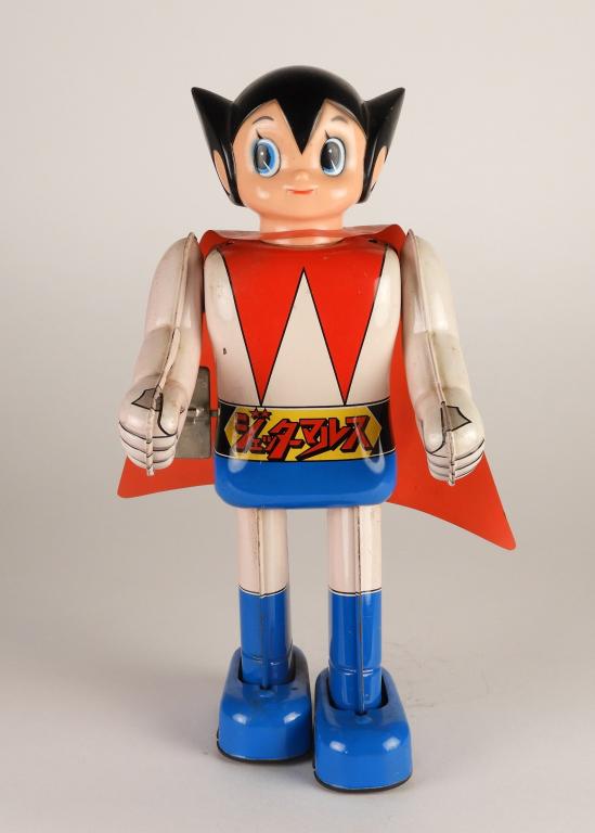 Japanese Popy Jetter Mars Key Wind Tin Robot Toy (1 of 6)