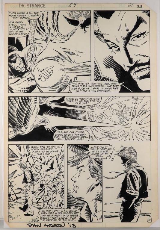 Dan Green Terry Austin Dr. Strange #59 Page 23 Art (1 of 3)