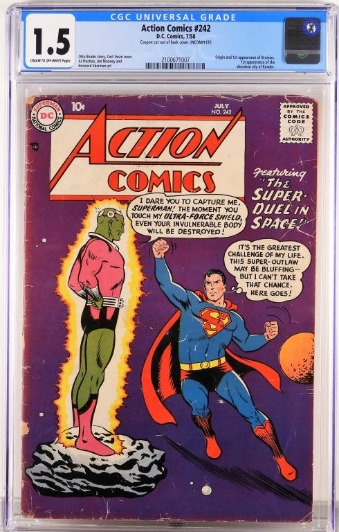 DC Comics Action Comics #242 CGC 1.5 (1 of 2)