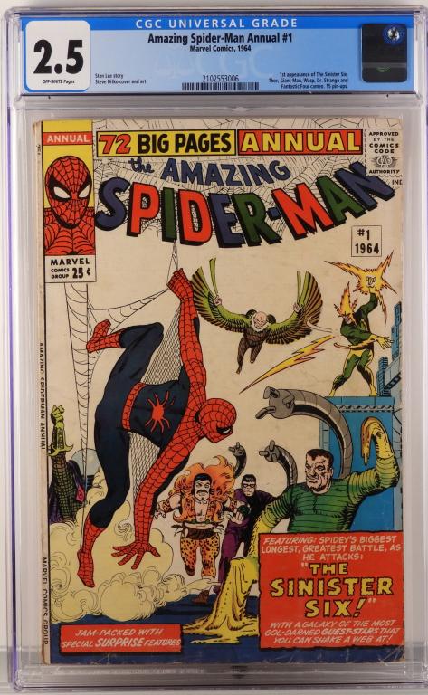 Marvel Comics Amazing Spider-Man Annual #1 CGC 2.5 (1 of 2)