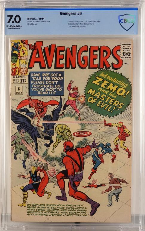 Marvel Comics Avengers #6 CBCS 7.0 (1 of 2)