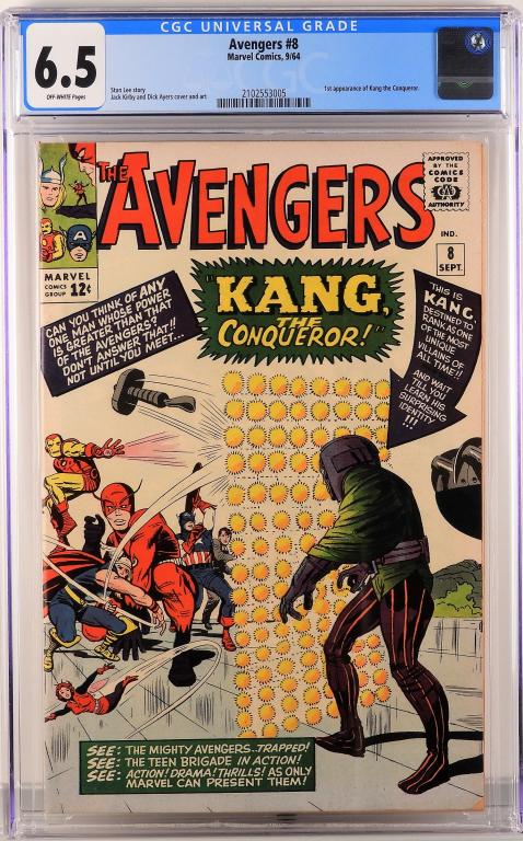 Marvel Comics Avengers #8 CGC 6.5 (1 of 2)