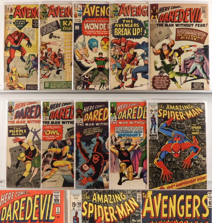 10PC Marvel Comics Avengers Daredevil ASM Group (1 of 6)