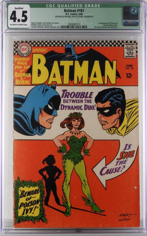 DC Comics Batman #181 CGC 4.5 (1 of 2)