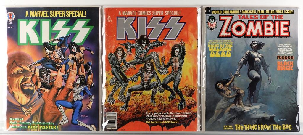 3PC Marvel Curtis Magazine KISS Zombie Group (1 of 4)