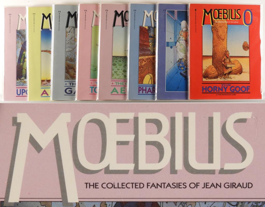 8PC Epic Marvel Comics Moebius Graphic Novel Set (1 of 5)