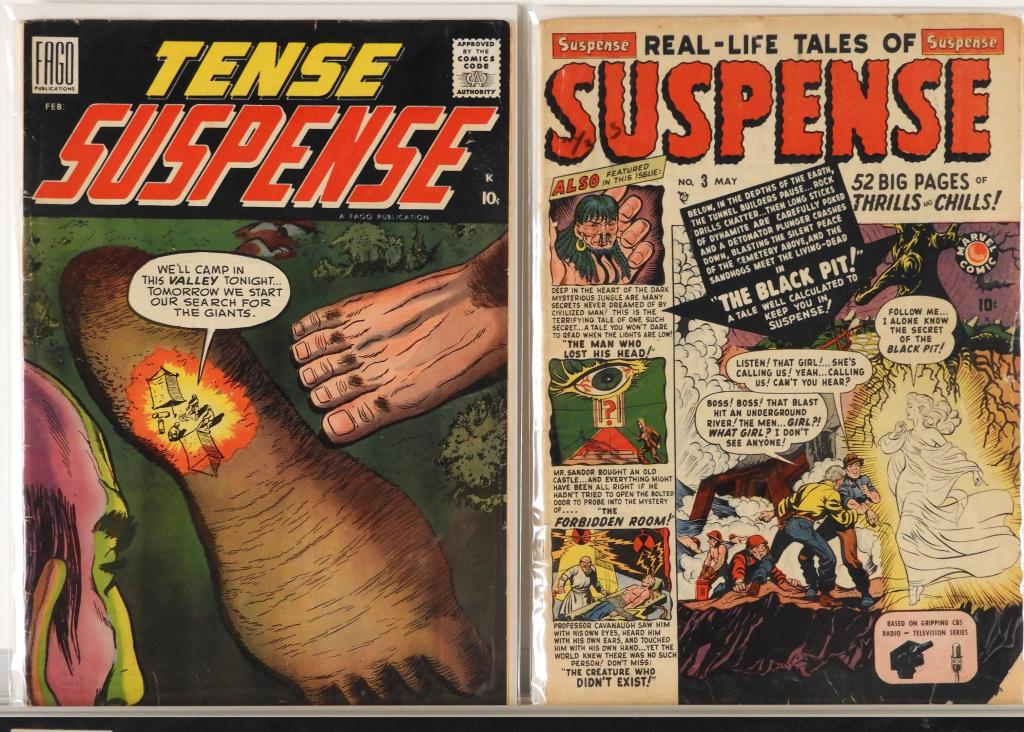 2PC Marvel Fago Golden Age Suspense Comics (1 of 1)