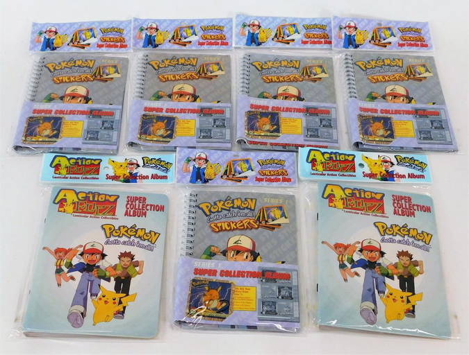 VINTAGE ARTBOX POKEMON STICKERS SUPER COLLECTION ALBUM SERIES 1