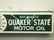 LG Quaker State Motor Oil Advertising Clock Sign - 3
