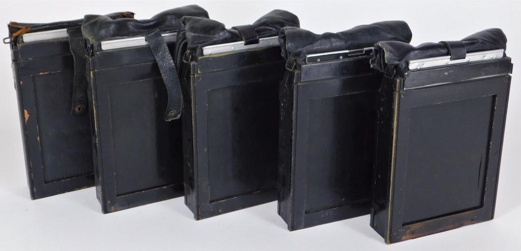 Lot of 5 Graflex 4x5 Cut Film Bag Magazines: Lot of 5 Graflex 4x5 cut film bag magazines.
