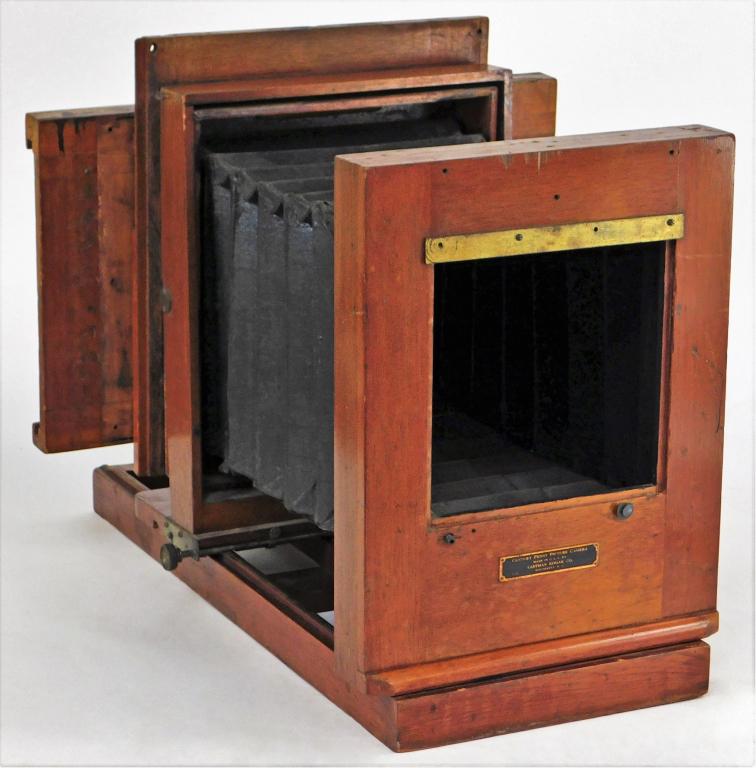 Kodak Century Penny Picture 5x7 Camera: Kodak Century Penny Picture 5x7 Camera. No lens, no ground glass, otherwise appears complete. Damaged bellows.