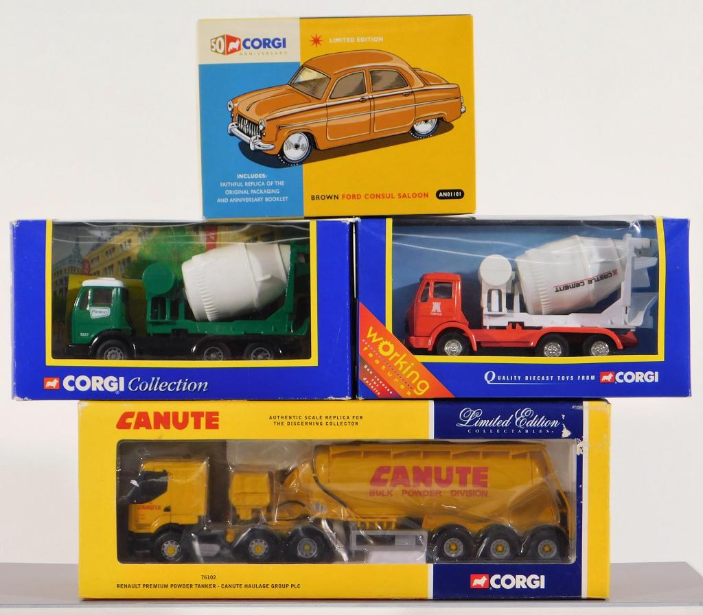 4PC Corgi Diecast Car Truck Tanker Hauler Group (1 of 2)