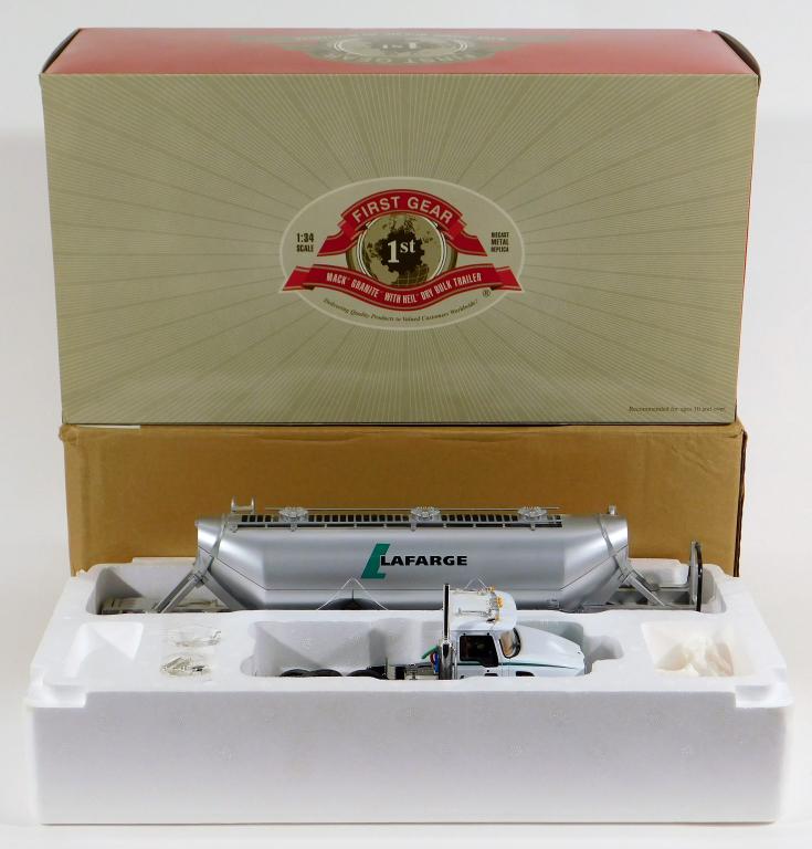 First Gear LaFarge 1:34 Scale Diecast Cement Truck (1 of 2)
