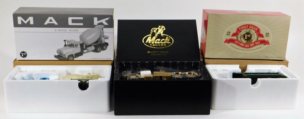 3PC First Gear 1:34 Scale Diecast Truck Group (1 of 2)