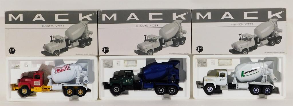 3 First Gear Mack R-Model Mixer Diecast Group (1 of 2)