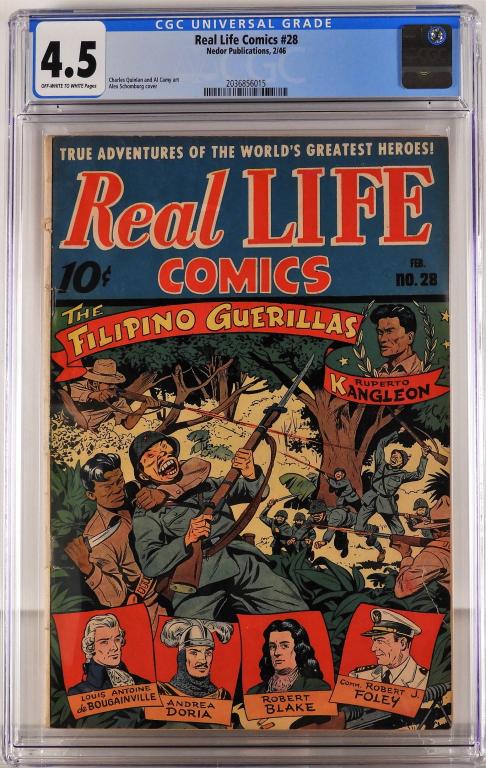 Nedor Publications Real Life Comics #28 CGC 4.5 (1 of 2)