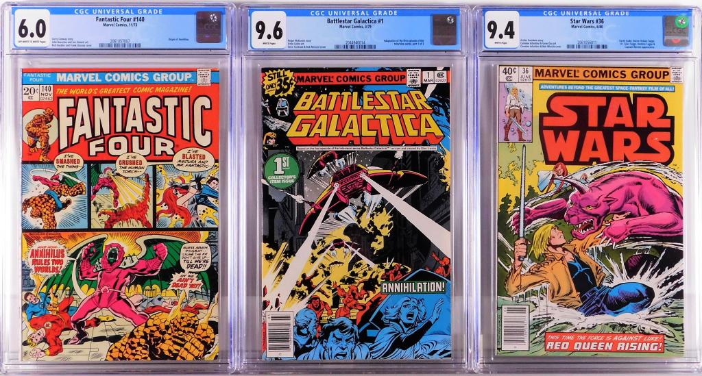 3PC Marvel Comics Bronze Age CGC Group (1 of 2)