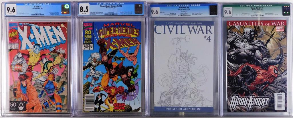 4PC Marvel Comics X-Men Super-Heroes CGC Group (1 of 5)