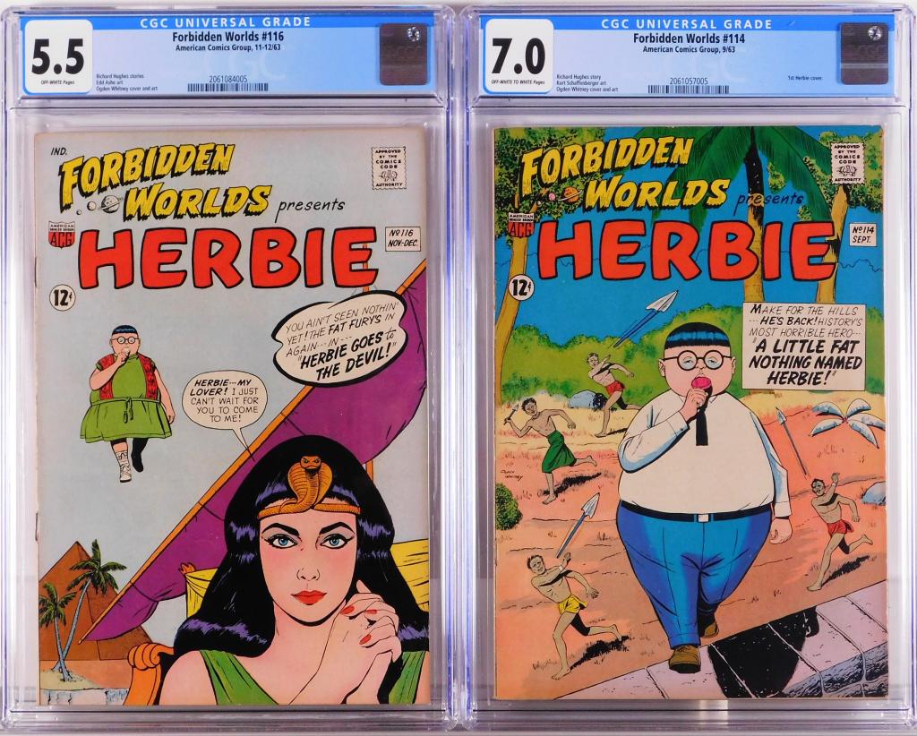 2 American Comics Forbidden Worlds #114 #116 CGC (1 of 2)
