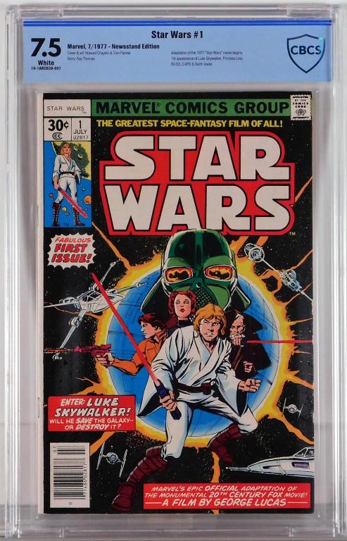 Marvel Comics Star Wars #1 CBCS 7.5 Newsstand (1 of 2)