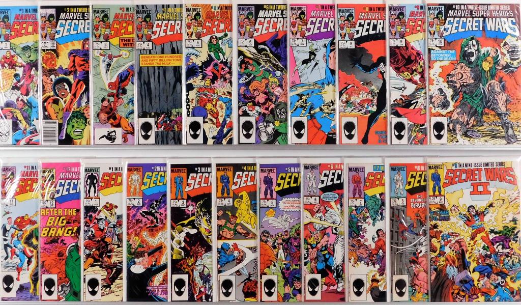 21 Marvel Comics Secret Wars & Secret Wars II Comp (1 of 4)