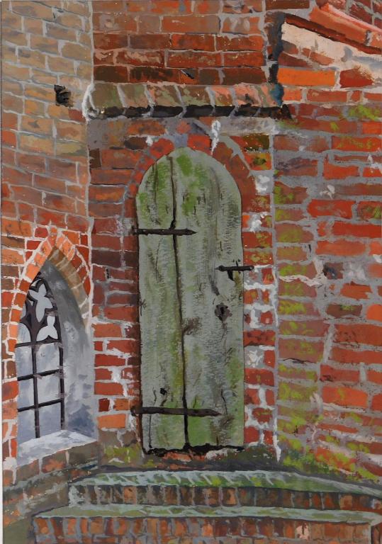 Otto Plaug Architectural Doorway Painting (1 of 3)