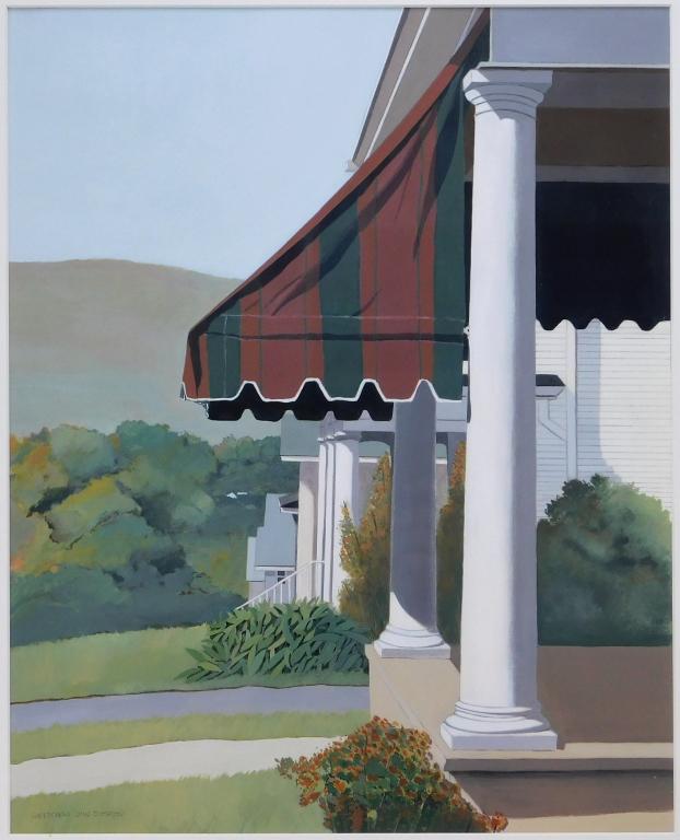 Gretchen Dow Simpson Photo Realist Porch Painting (1 of 5)