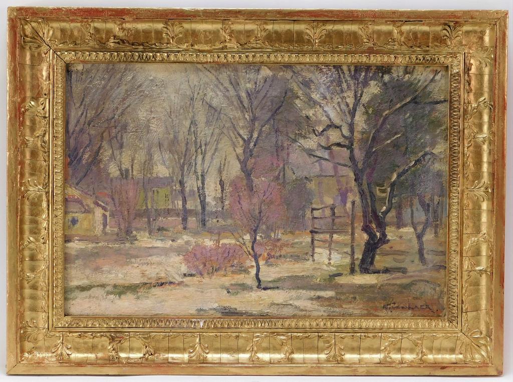 Alexander T Van Laer Impressionist Winter Painting (1 of 6)