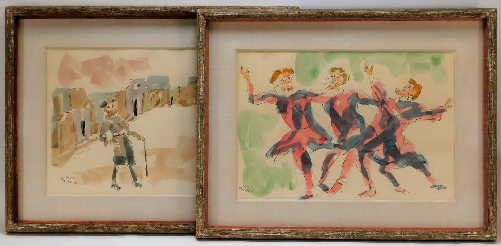 PR Moshe Raviv Israeli Judaic Figurative Paintings (1 of 7)