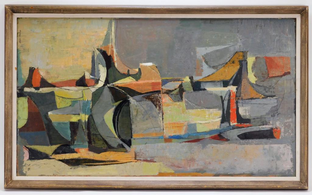 Gordon Steele Modernist Abstract O/B Painting (1 of 6)