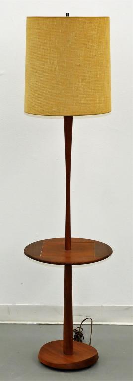 Laurel Lamp Co. Walnut MCM Table Floor Lamp (1 of 5)