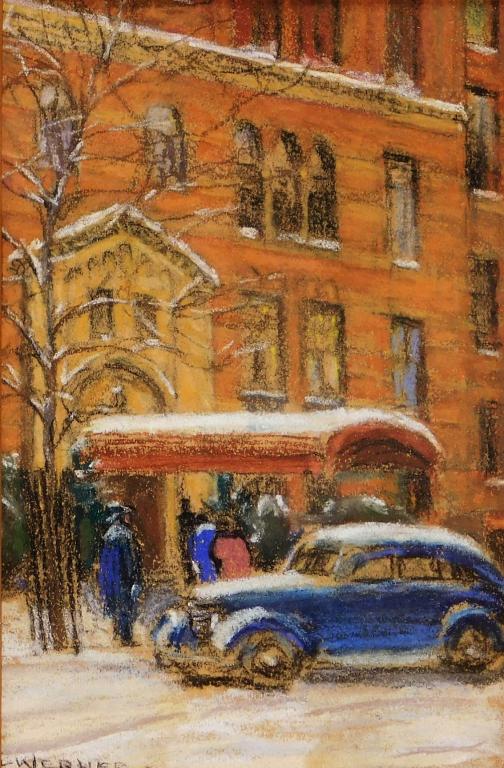 Simon Werner New York Car Cityscape Painting (1 of 5)