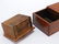 American Mahogany Fan Carved Candle Wall Box - 4